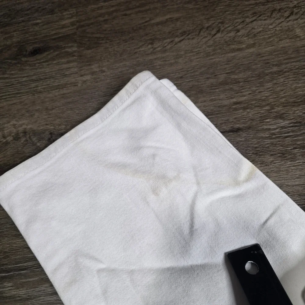 True Religion Womens 28 Billy Bootcut Jeans White Flap Pocket Low Rise STAINED - Picture 3 of 15